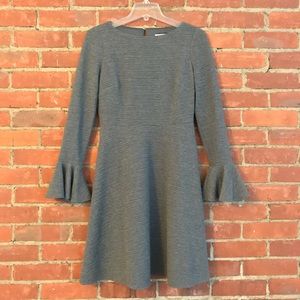 Ribbed Bell Sleeve Dress
